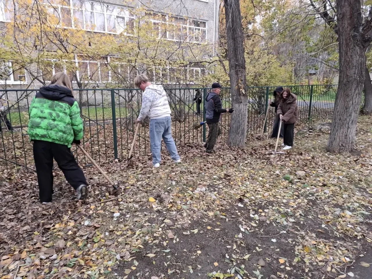🍂 Акция «Трудовой десант: Листопад»