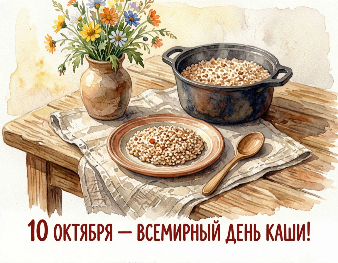 🌾 10 октября - Всемирный день каши!