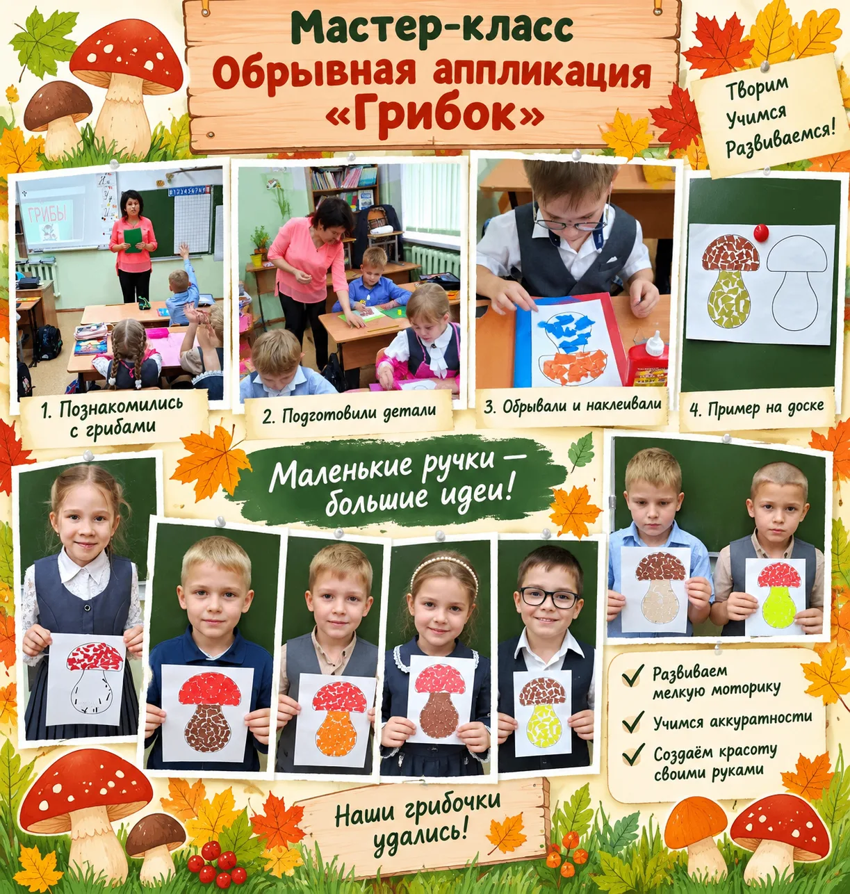 Осенний мастер-класс в 1 «А» классе