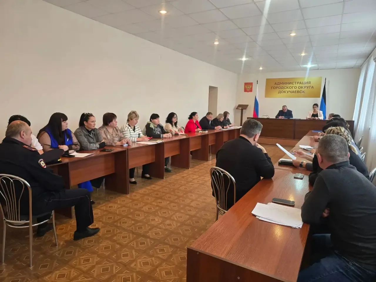 Плановое аппаратное совещание прошло с руководителями предприятий, организаций, учрежде...