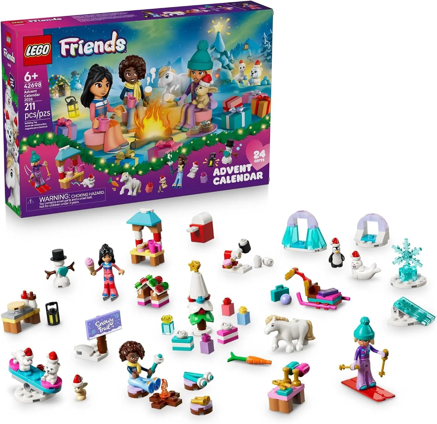 Детское адвент-календарь LEGO Friends от LEGO