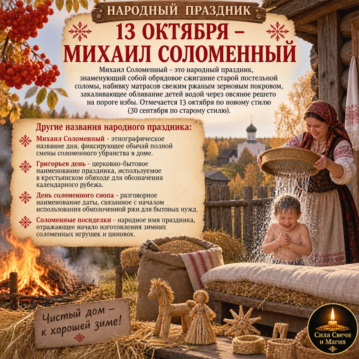 🍂 13 октября: день, когда дом становился крепче