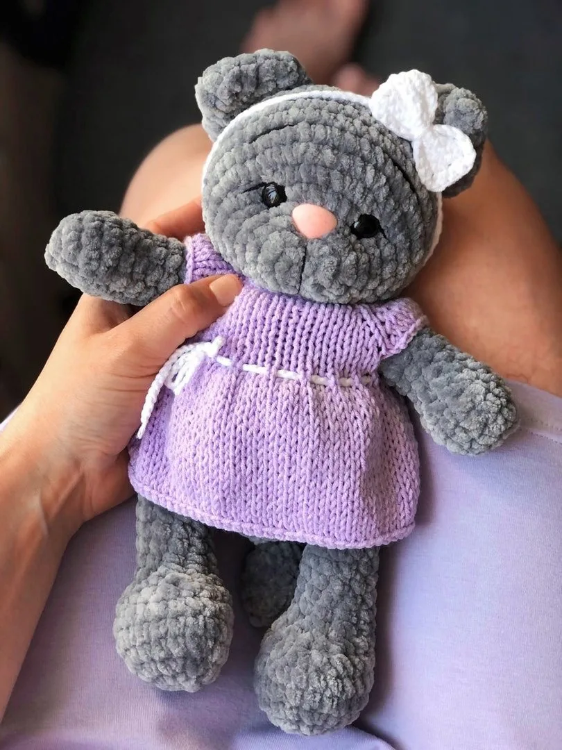 Схема амигуруми «Кошечка»