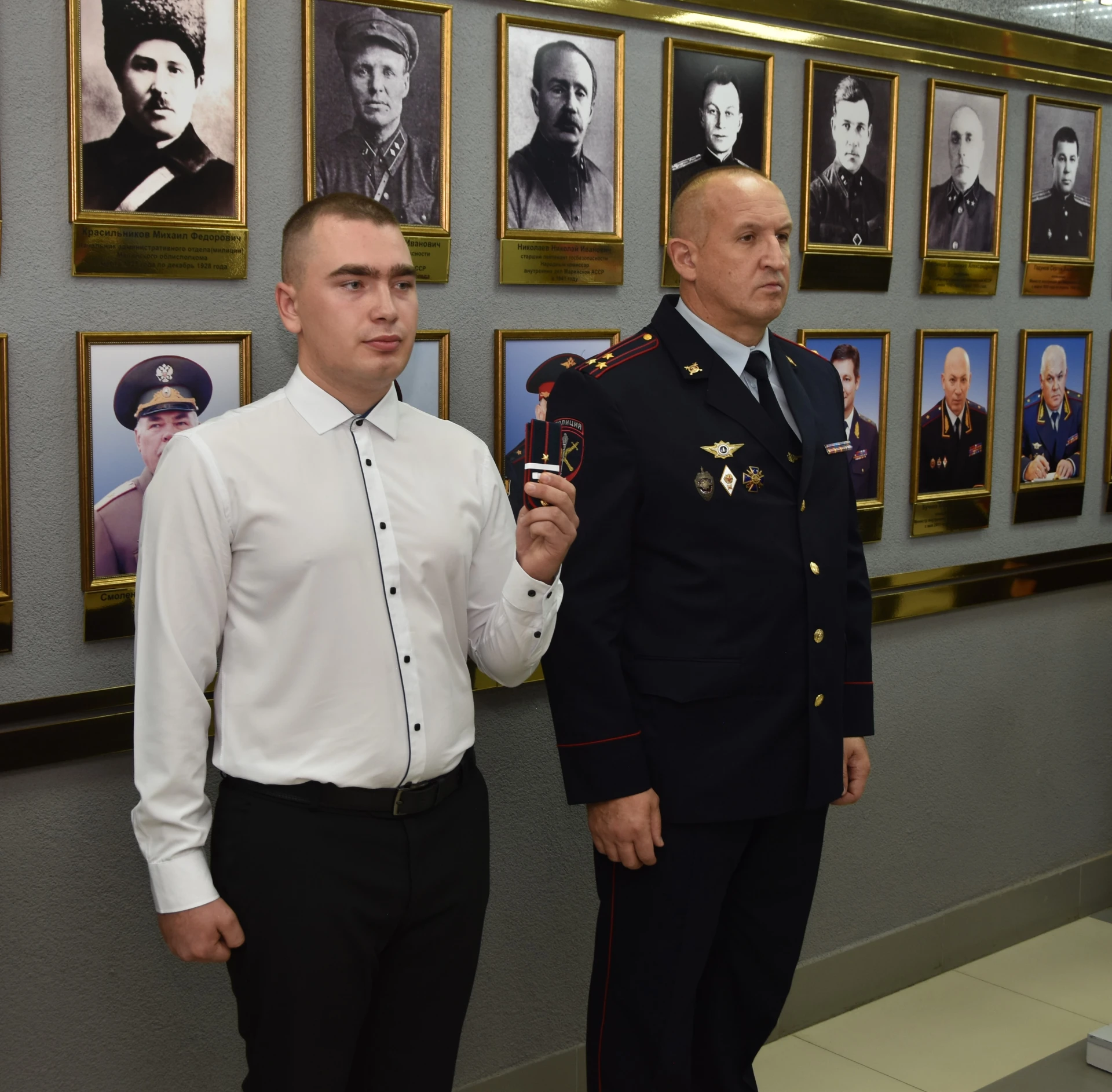 👮‍В МВД по Республике Марий Эл молодые сотрудники органов внутренних дел получили перв...