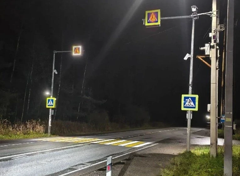 🚦 В Ижевске и окрестностях стало безопаснее: появились проекционные пешеходные переходы!