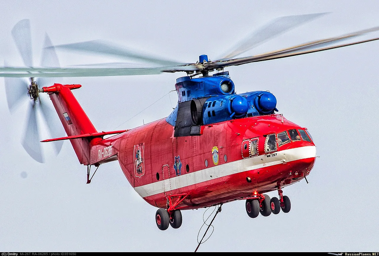 Ми-26 на учениях Московского АвиаЦентра
