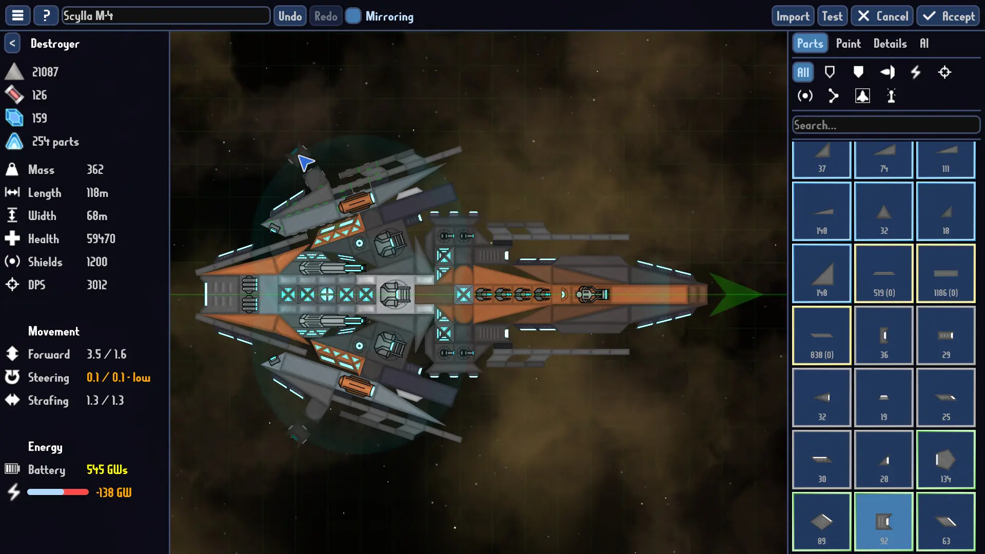 eXoSpace Combat Engineer