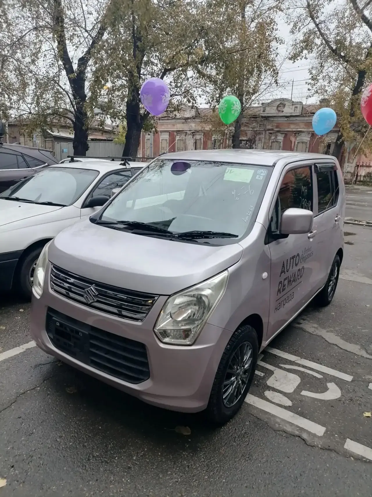 Suzuki Wagon R купленный 27 августа в Японии приехал в Иркутск, данный автомобиль одна ...