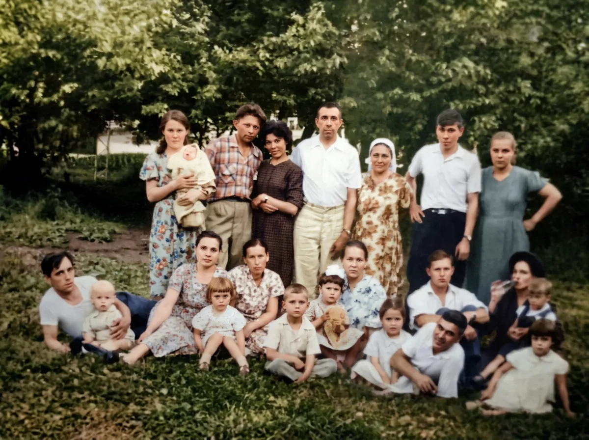 1962 год, жители в парке Гастелло⏳