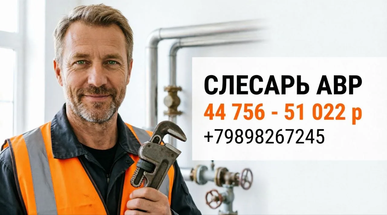 СЛЕСАРЬ АВР | 44 756 - 51 022 ₽