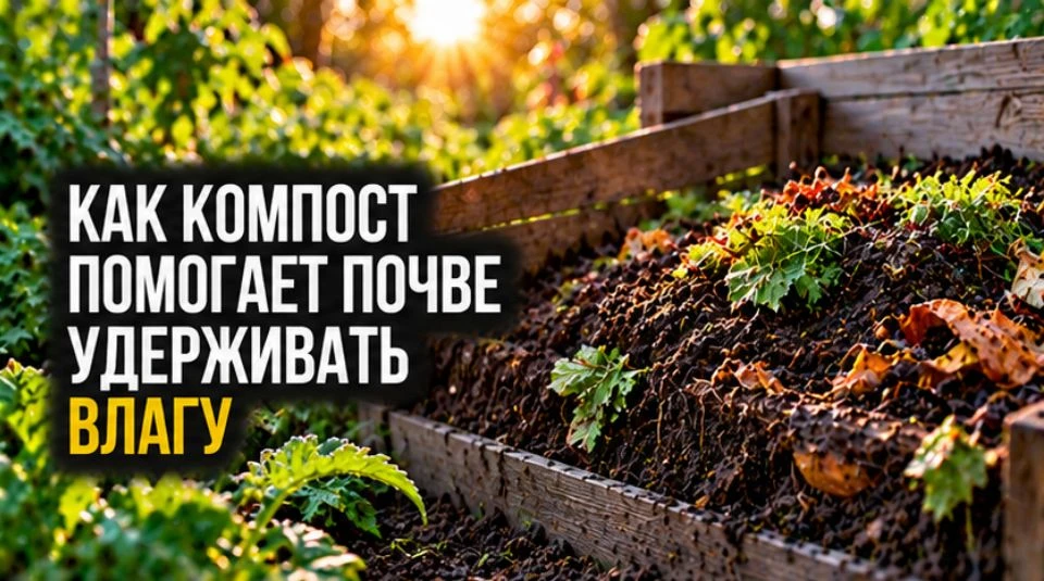 Как компост помогает почве удерживать влагу