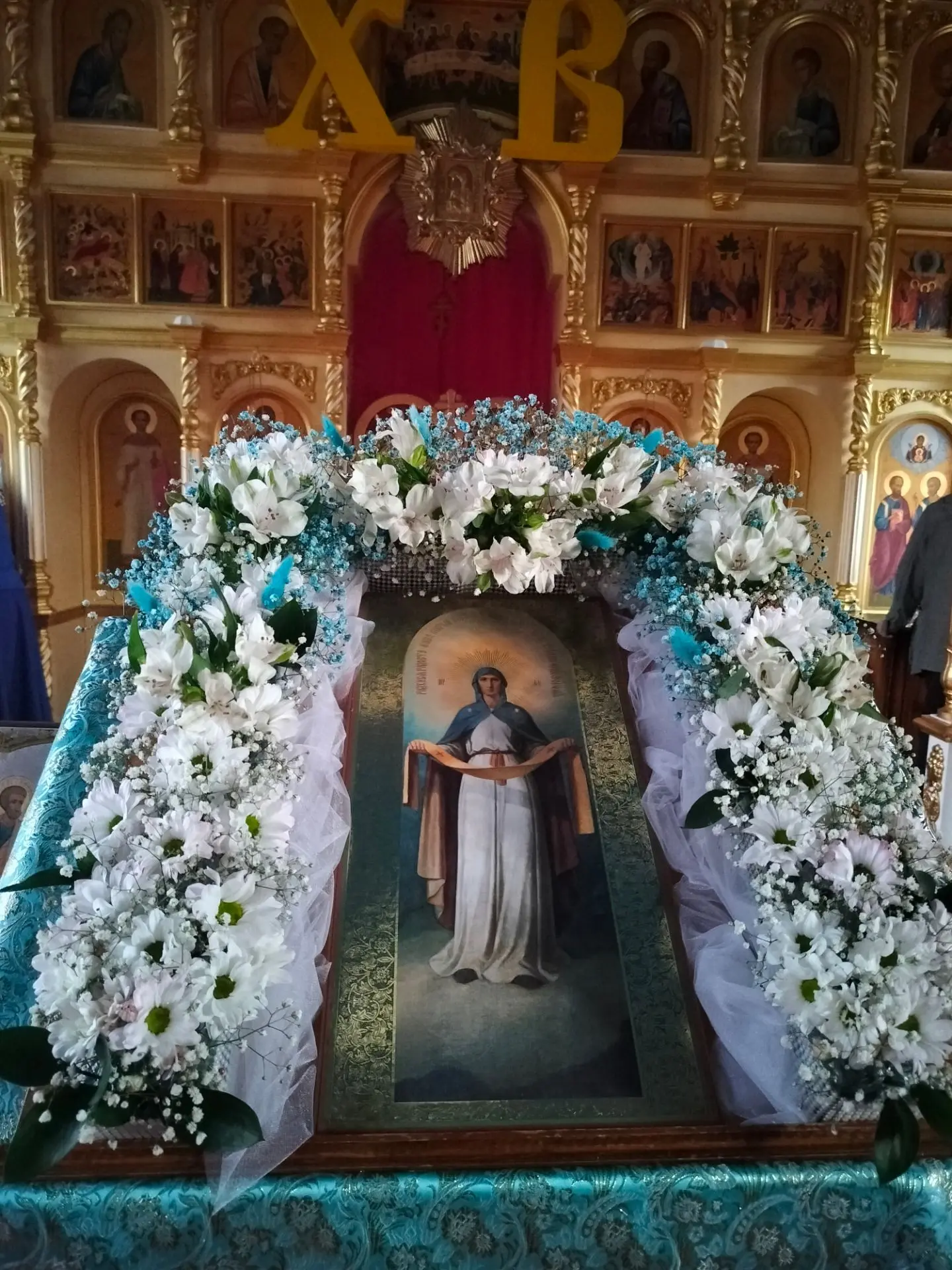 Вот такое великолепие в храме накануне праздника!!!