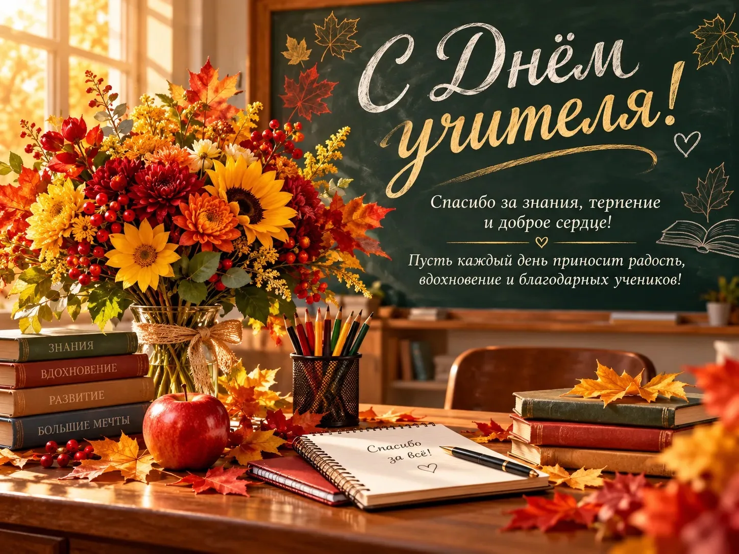 💐 Дорогие, уважаемые коллеги! С Днём учителя! 🔔✨