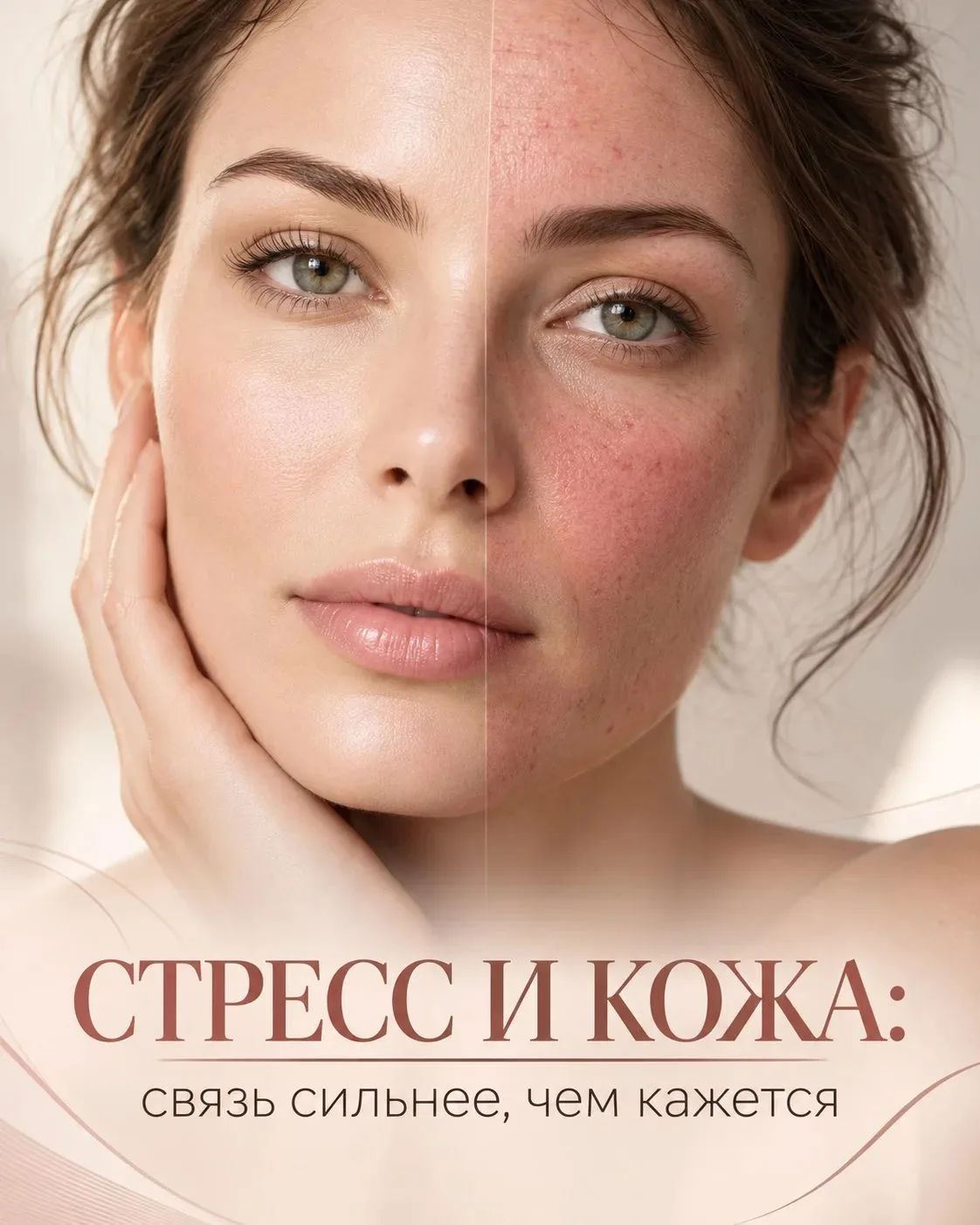 🧠 Как стресс отражается на коже: 4 факта, о которых стоит знать👇