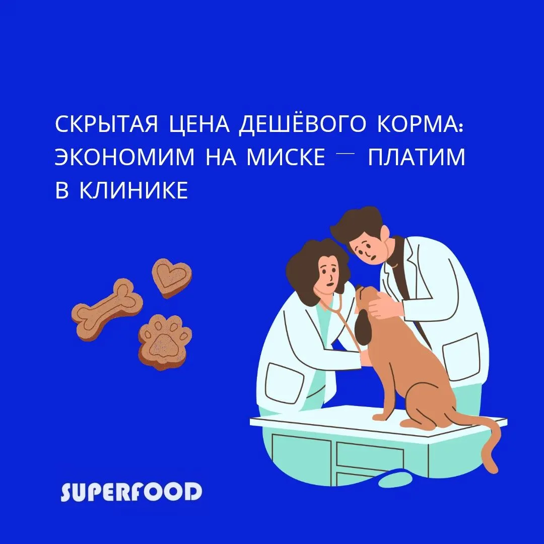 Скрытая цена дешёвого корма: экономим на миске — платим в клинике