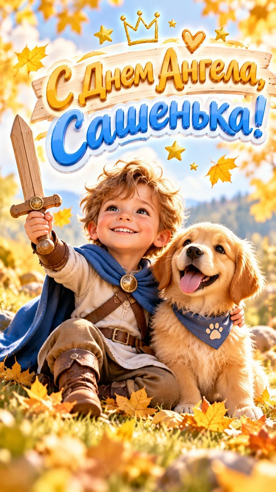 С Днём Ангела, Сашенька! Пусть твой небесный покровитель всегда оберегает тебя на жизне...
