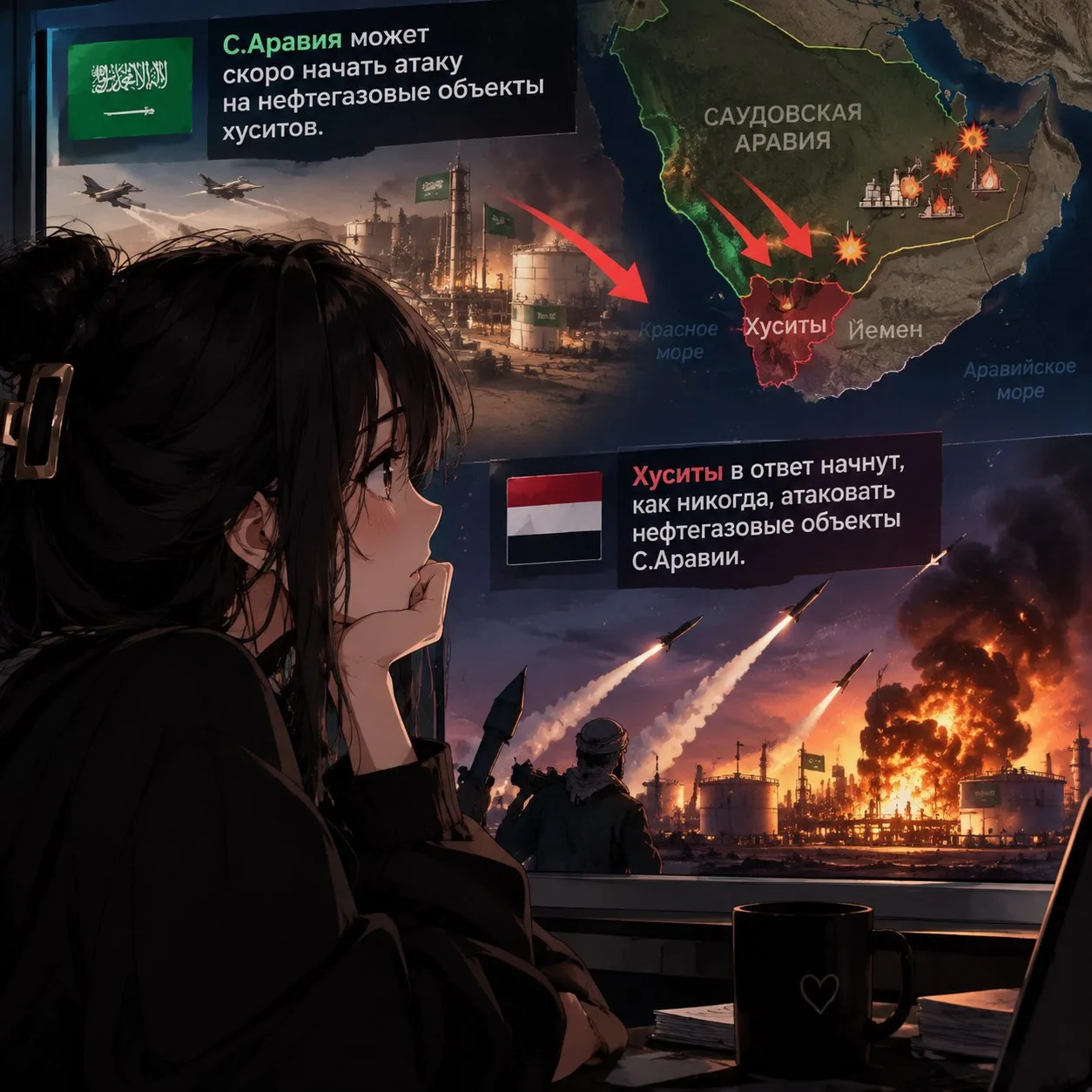 Саудовская Аравия скоро может начать атаковать нефтегазовые объекты хуситов