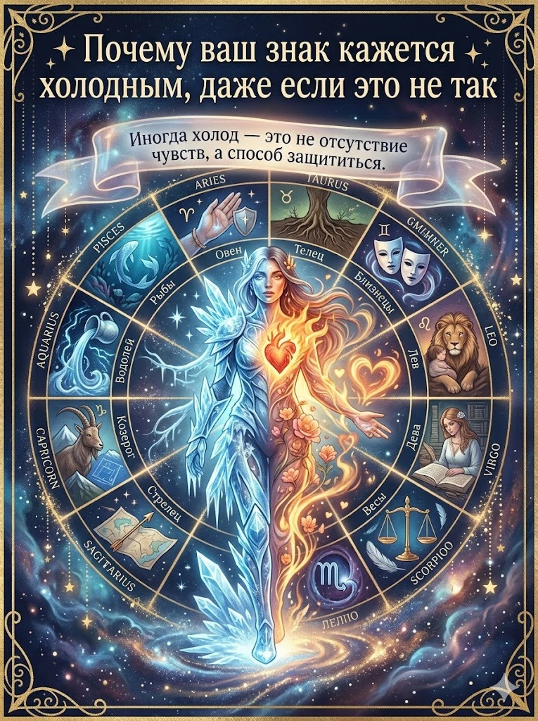 ✨ Почему ваш знак кажется холодным, даже если это не так ✨
