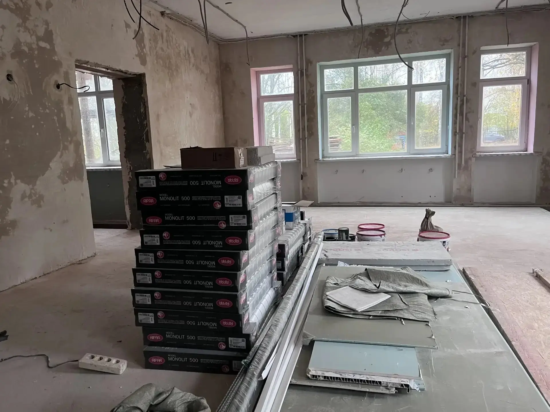 🏗️ Продолжаем капитальный ремонт в детском саду № 15 Петрозаводска.