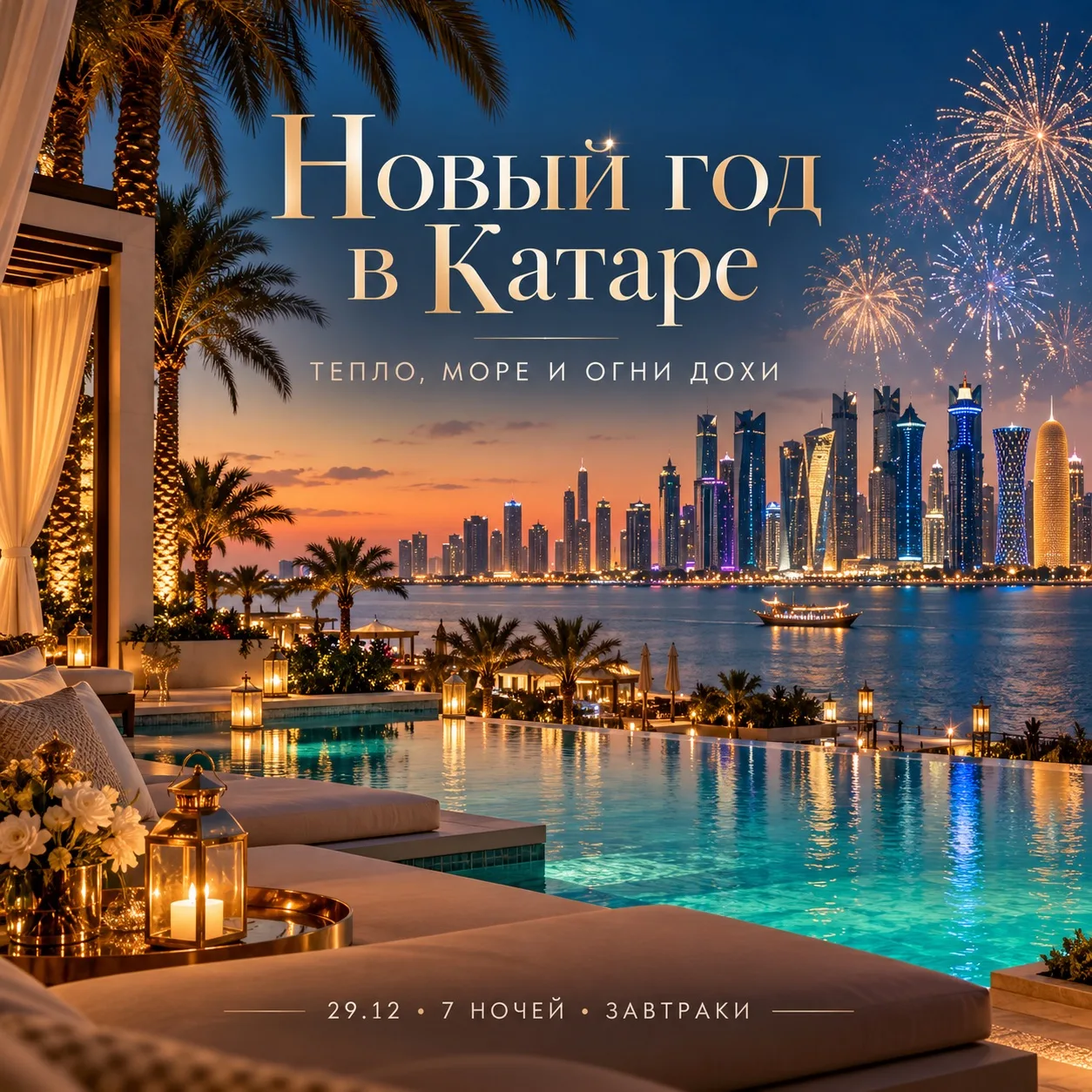 🇶🇦 ОЛИВЬЕ, ПРОСТИ… НО В ЭТОМ ГОДУ МЫ ВСТРЕЧАЕМ НОВЫЙ ГОД В КАТАРЕ! 😂🥂