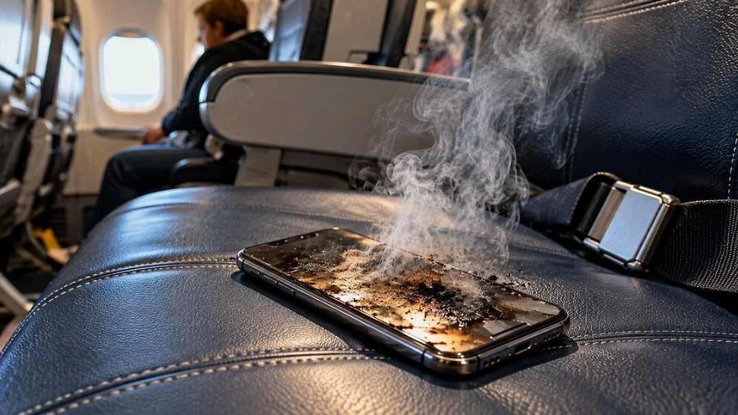 Телефон загорелся на борту самолёта Utair, летевшего из Сургута в Краснодар