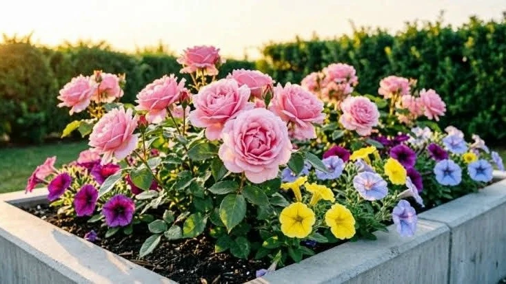 Подкормка цветника летом 🌹