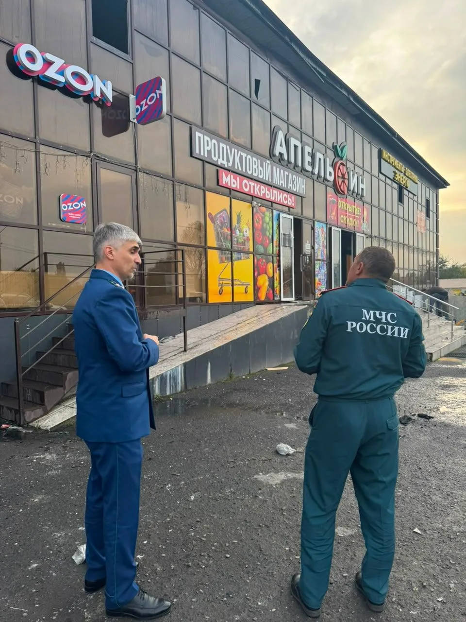 Прокуратура г. Назрани проводит проверку по факту пожара в торговом центре