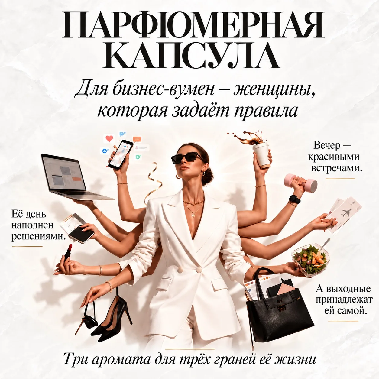 😀Парфюмерная капсула бизнес-вумен — для женщины, которая задаёт правила