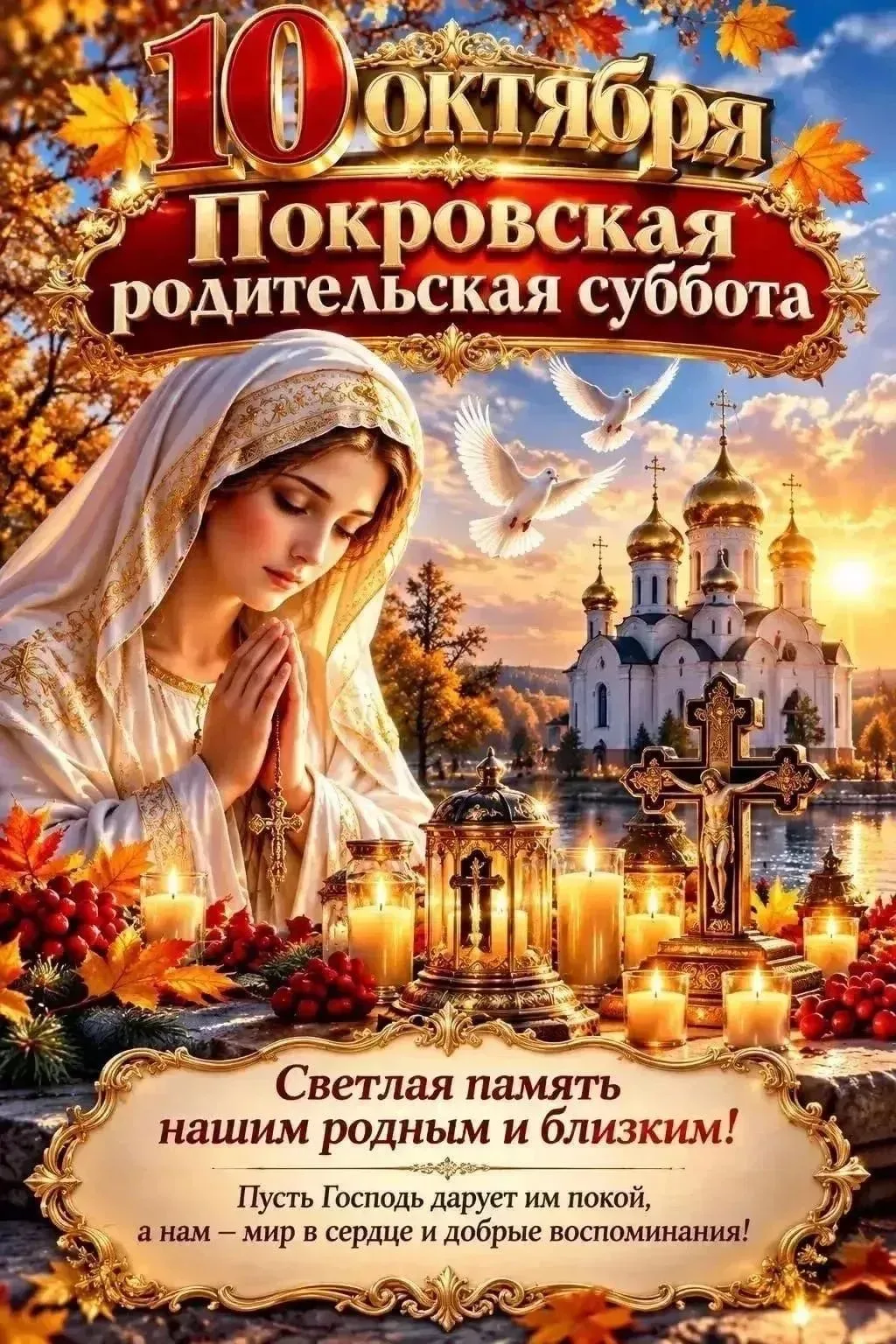 С Покровской родительской субботой, дорогие наши! 🙏