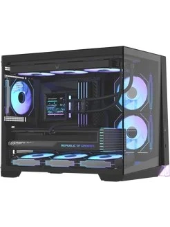 🛍 Корпус для ПК с вентиляторами Crystal Z4M Plus Black Formula V