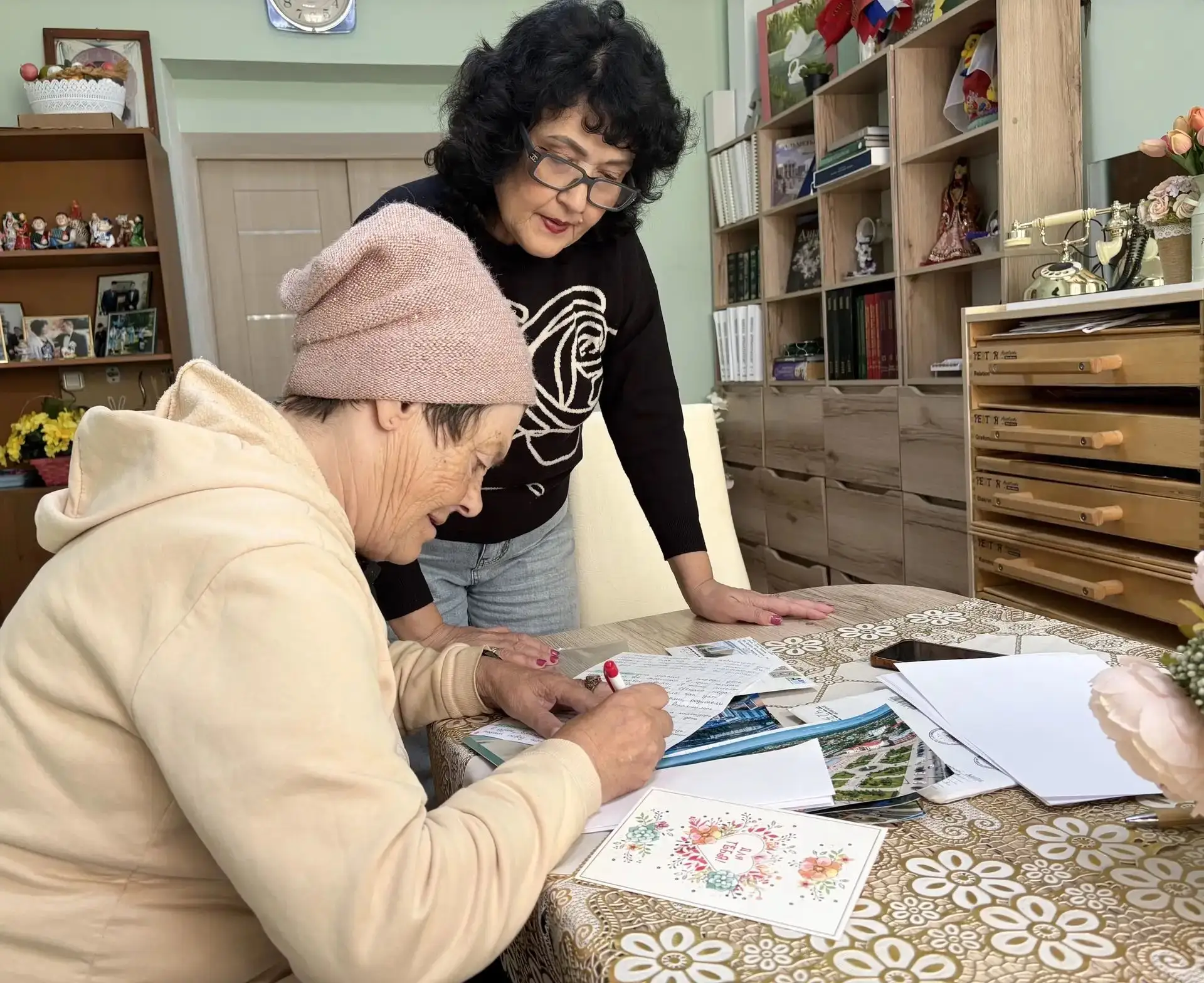 💌В Азнакаевском доме - интернате продолжается работа по технологии "Внуки по переписке".