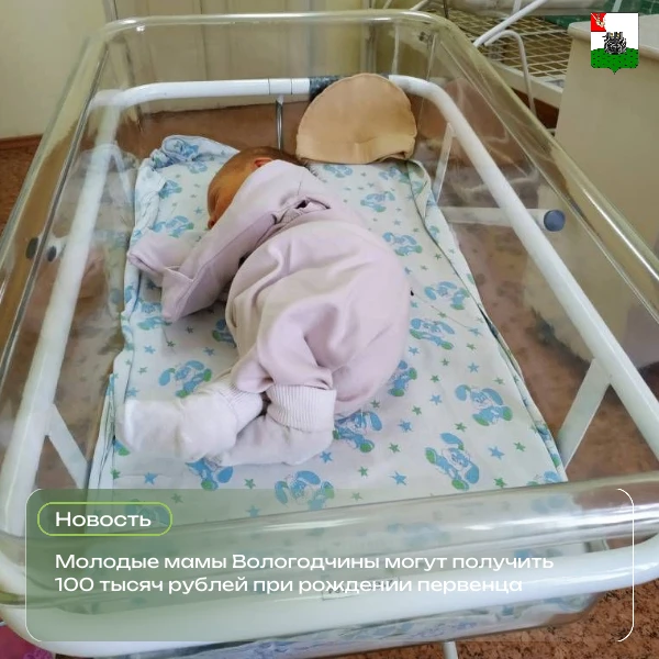 В Грязовецком округе уже 34 семьи получили выплату за первого малыша