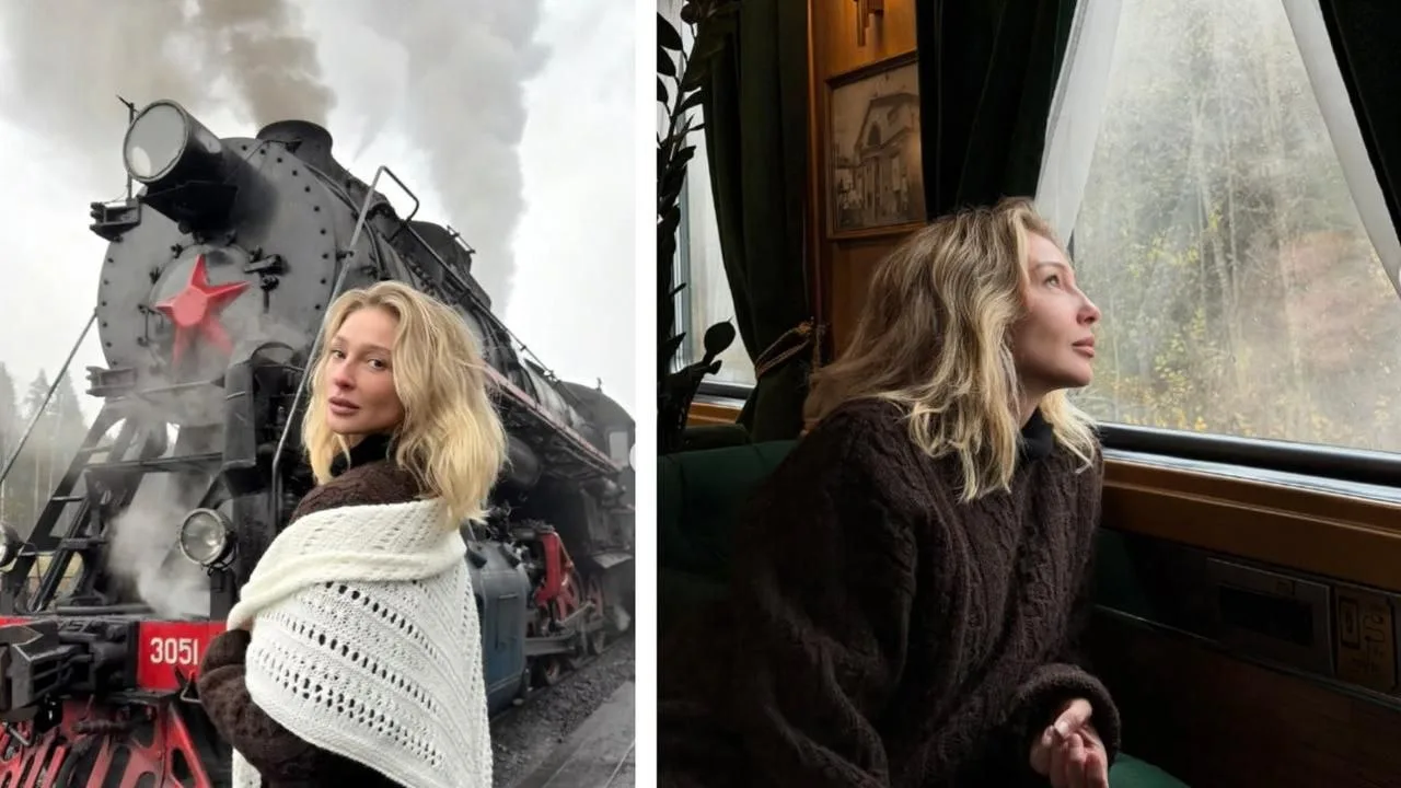 Настенька Ивлева заглянула к нам в гости. Блогер успела прокатиться на ретро-поезде, пр...