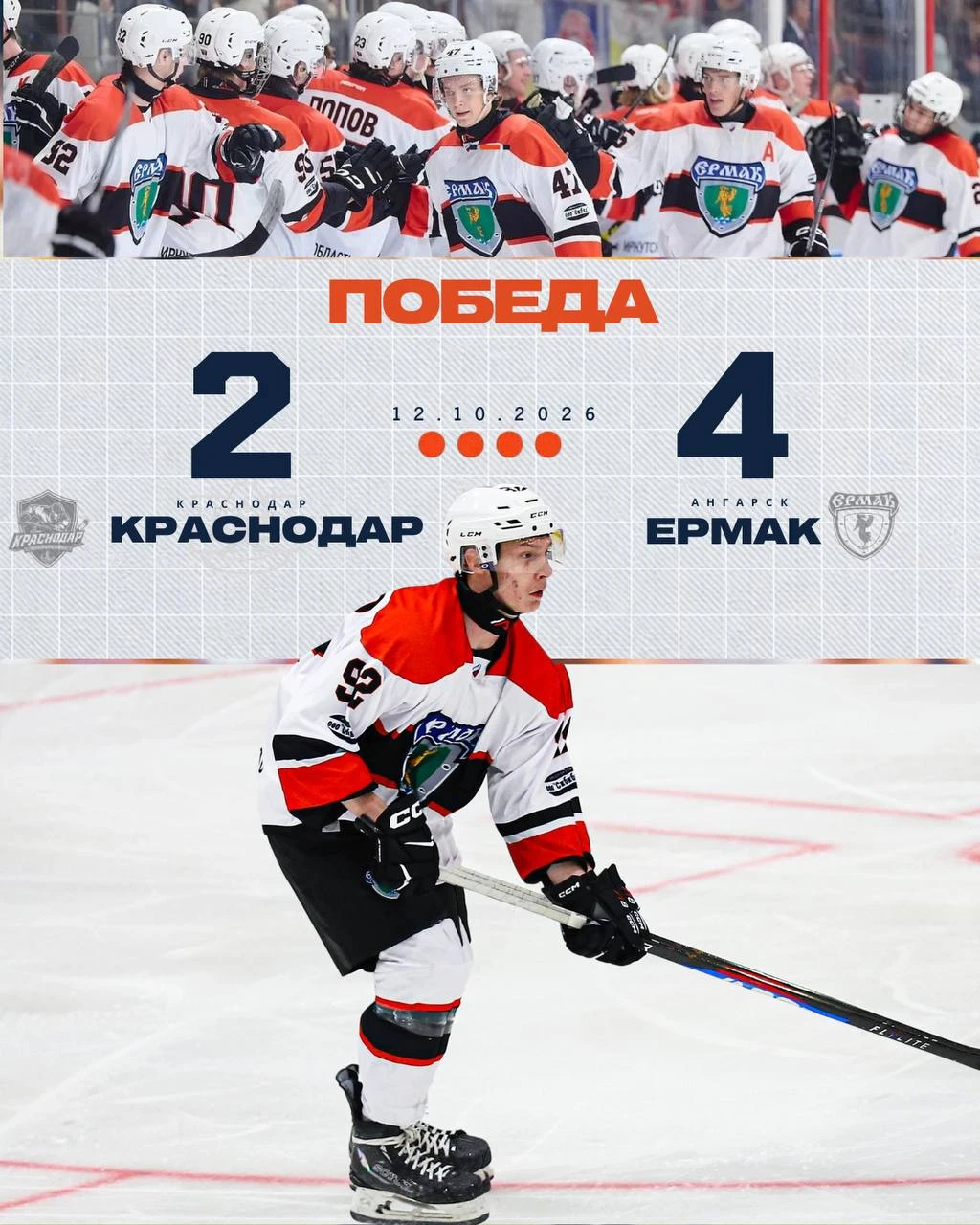 «Ермак» вновь обыграл «Краснодар» в выездном матче