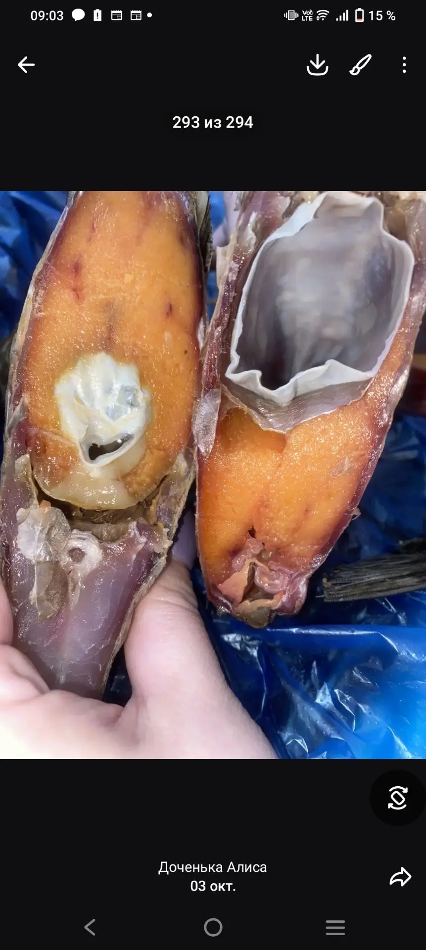 И Лещ вяленый как всегда Супер!!!Икры оооочень много и по соли отлично!!☺🤤