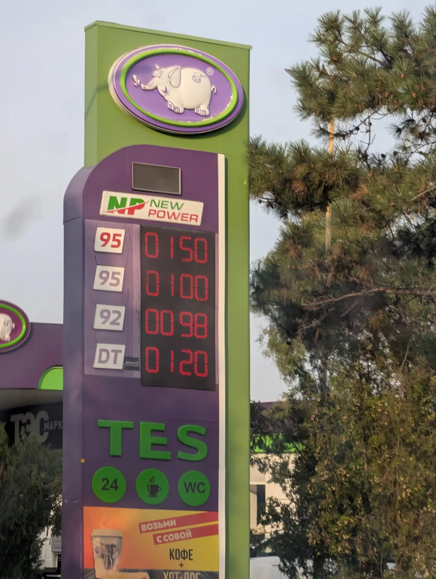 ⛽️ Утро на Северной стороне. Сводная продажа всего вида топлива. 95+ подешевел ещё на 1...