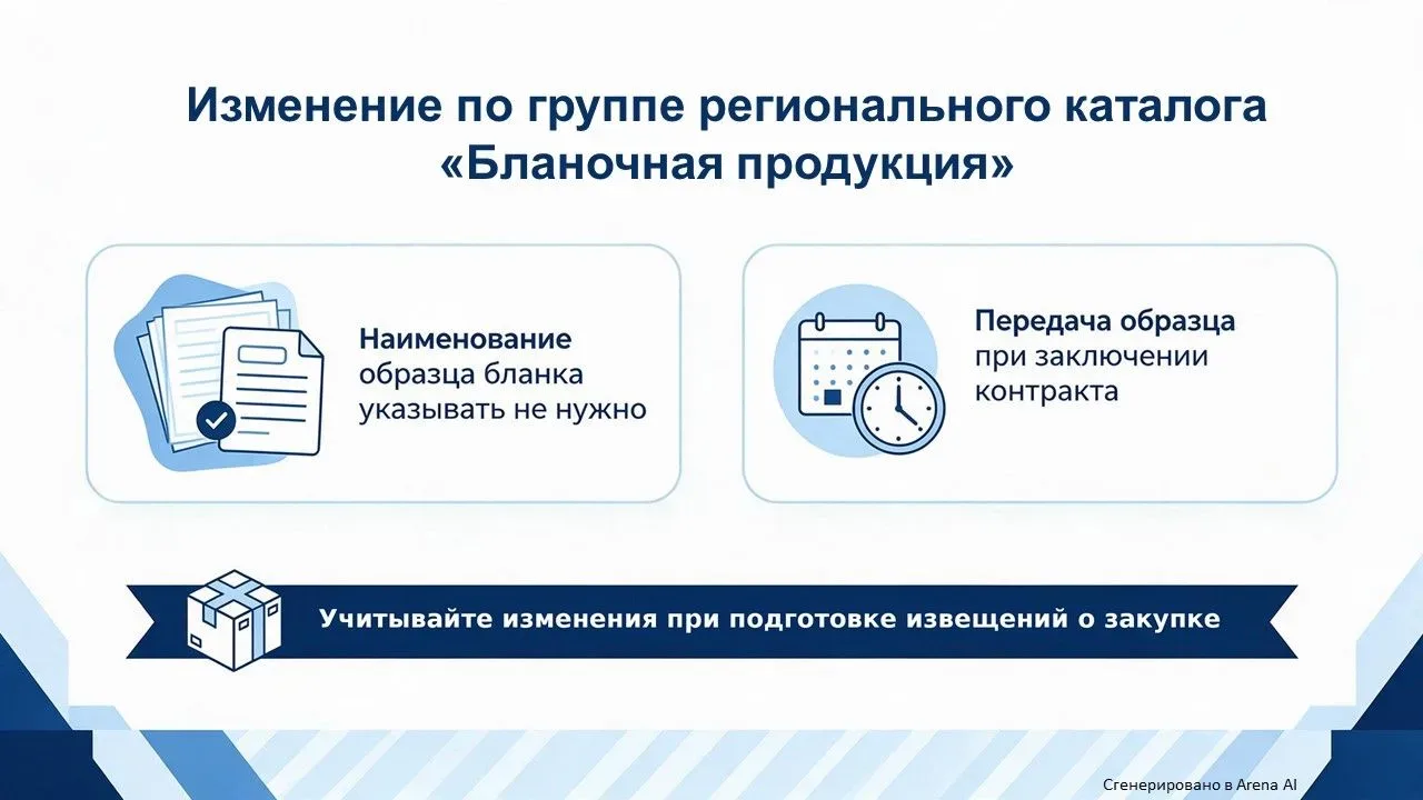 📢 Обновление по группе каталога «Бланочная продукция» 📋