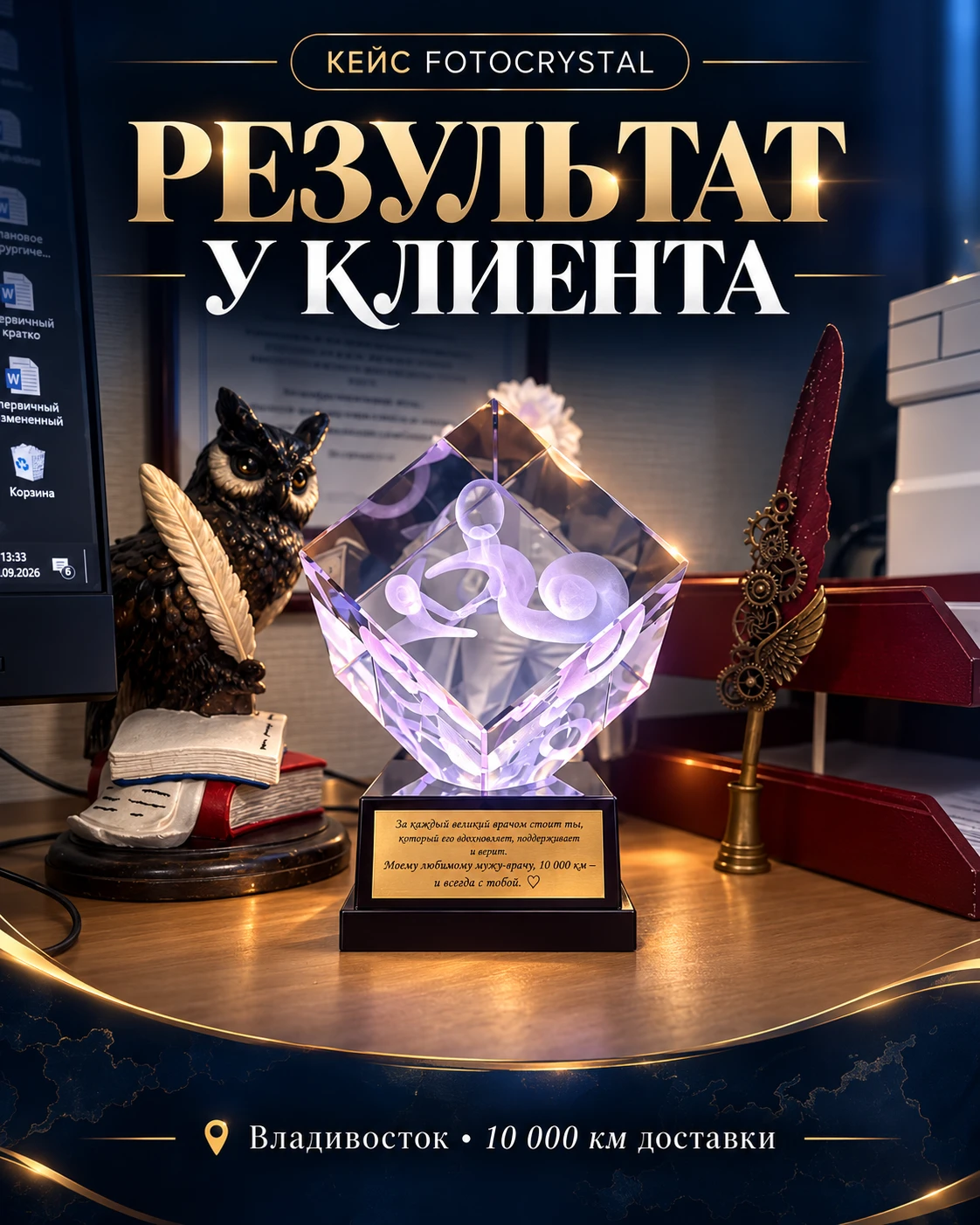 Почти 10 000 км до Владивостока — и один очень личный подарок.