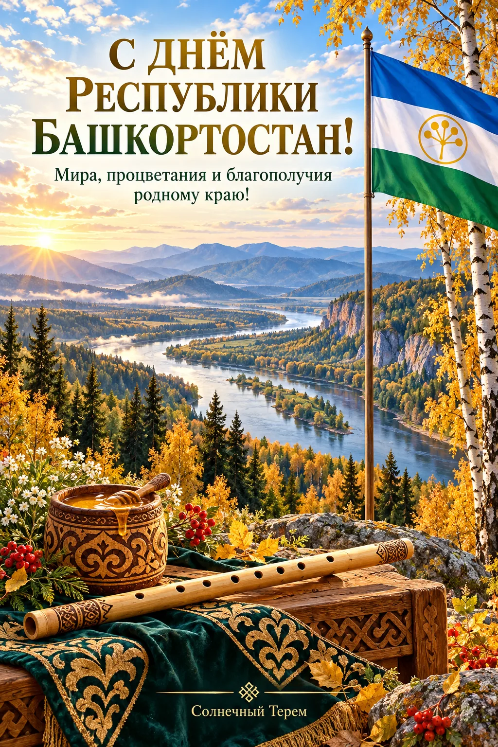 С праздником, Башкортостан! 💚
