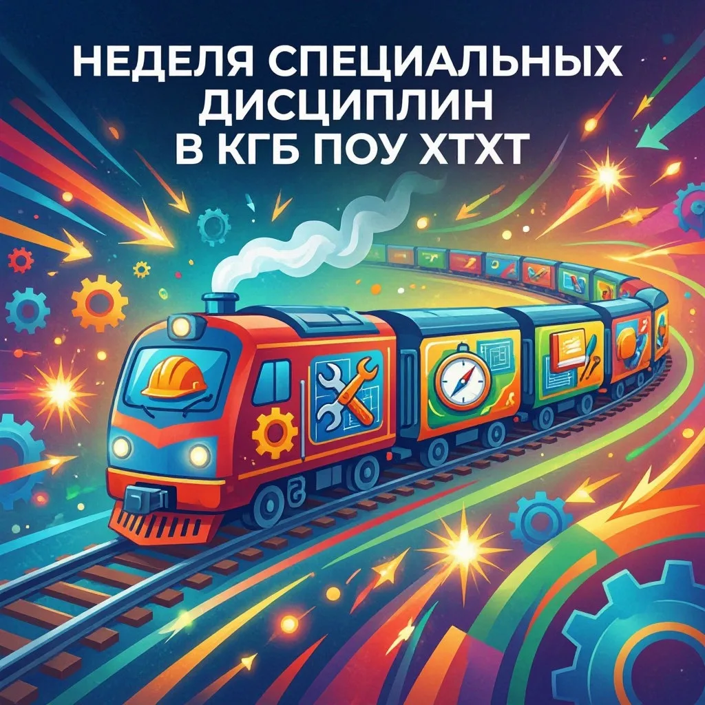 🎉 В КГБ ПОУ ХТТТ стартовала «Неделя специальных дисциплин — „Калейдоскоп профессий“»! ...