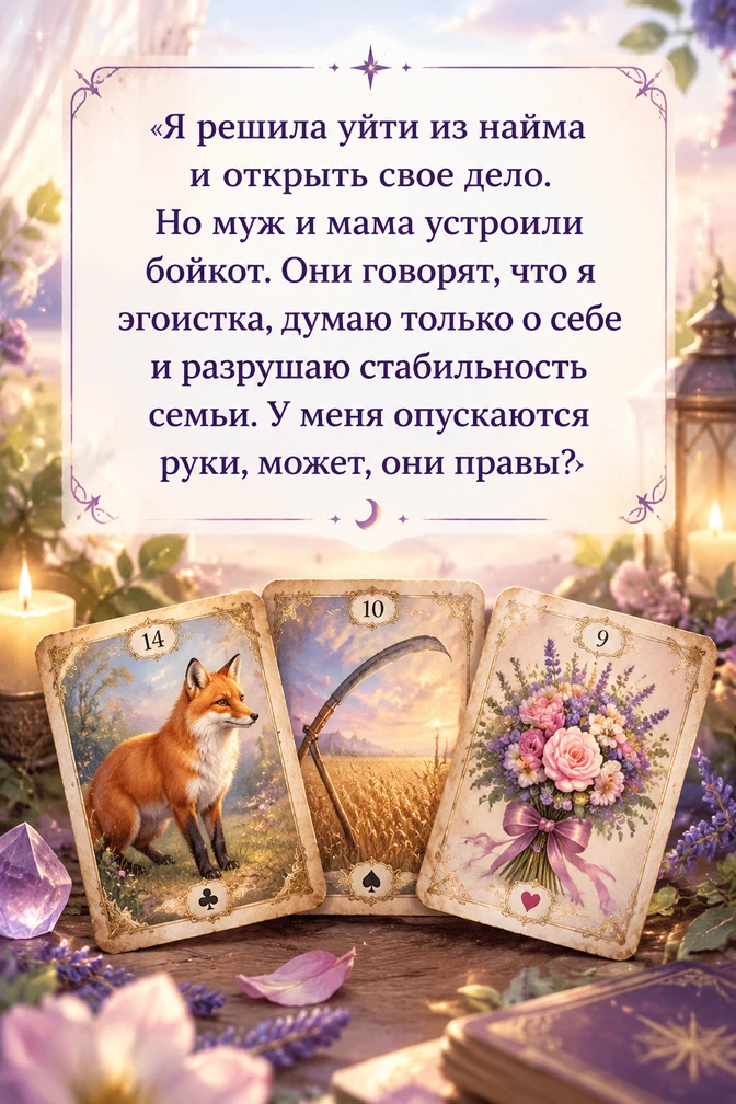 «Я решила уйти из найма и открыть свое дело. Но муж и мама устроили бойкот. Они говорят...
