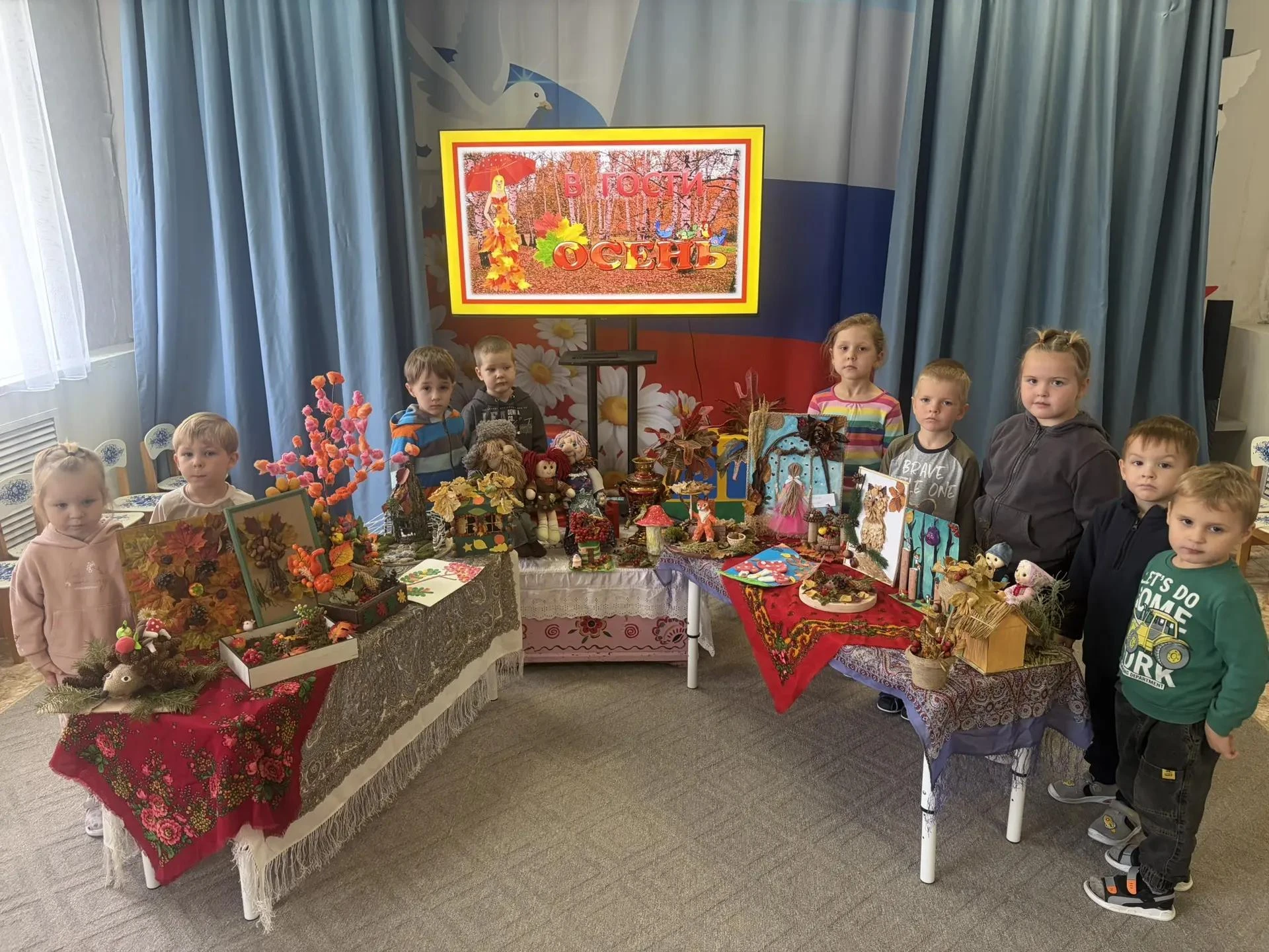 🍁Каждый год в нашем детском саду проходит конкурс осенних поделок «Очарование осени»