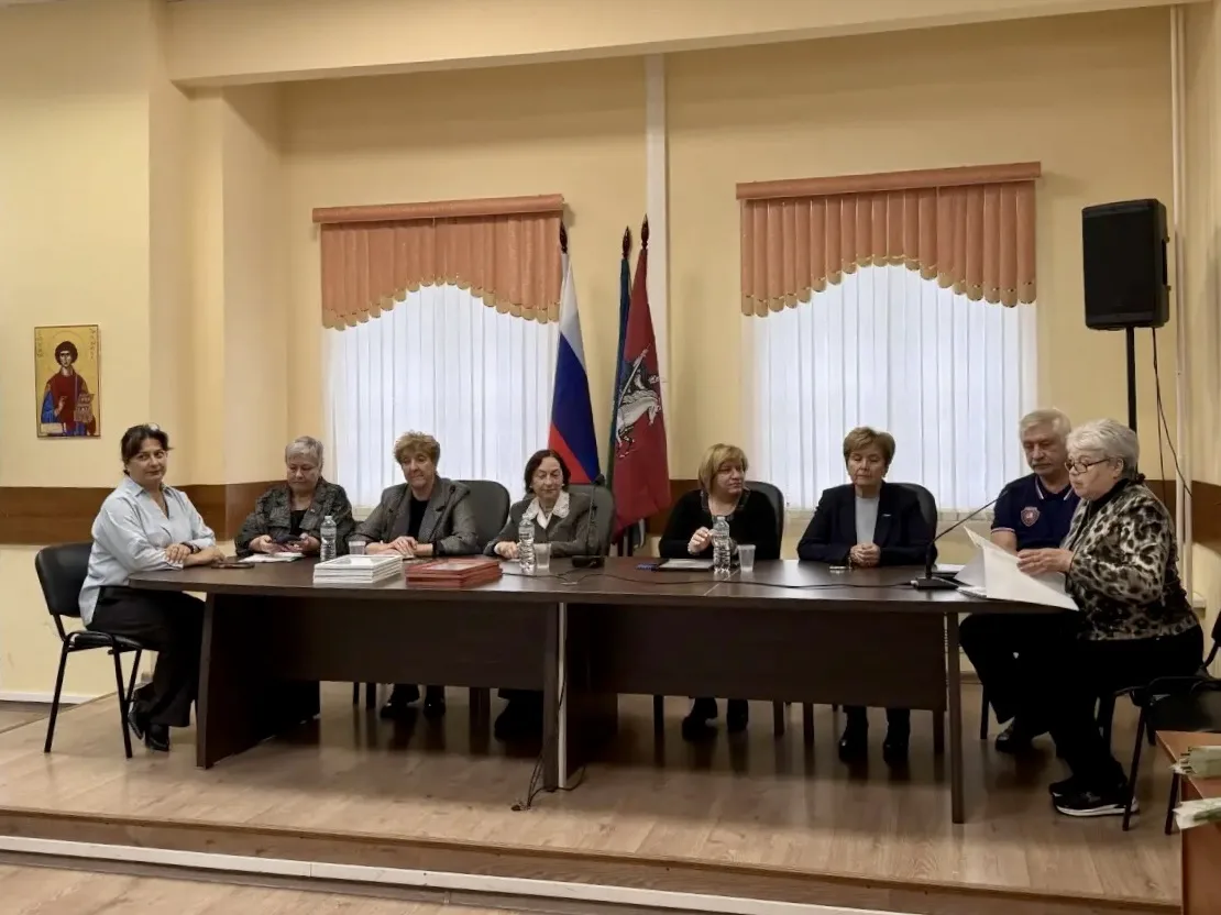 👥 В управе района Марфино состоялось отчётно-выборное собрание Совета ветеранов
