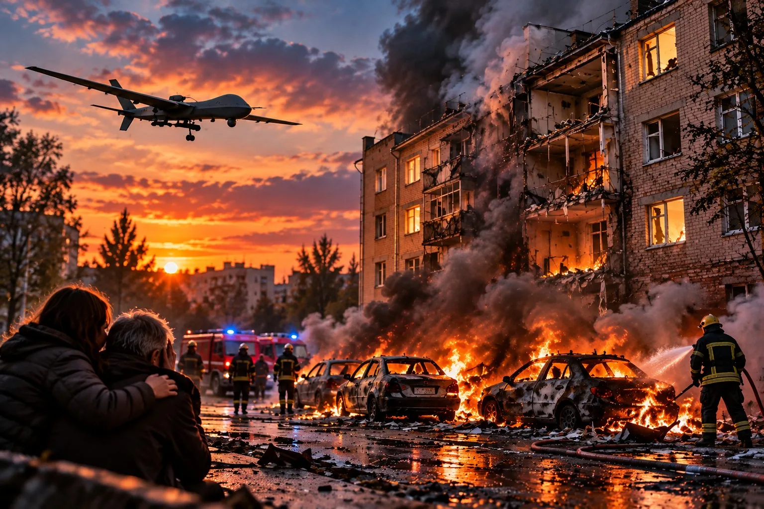 57-летний мужчина погиб после атаки БПЛА в Климовске Московской области, также, предвар...