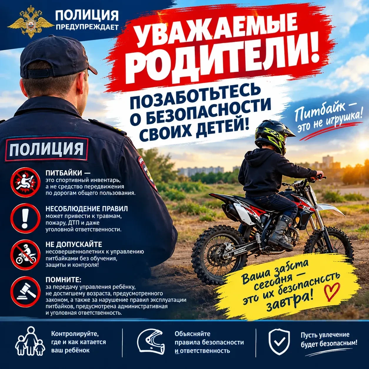 Сотрудники Отдела МВД России «Георгиевский» обращаются к родителям Георгиевского муници...