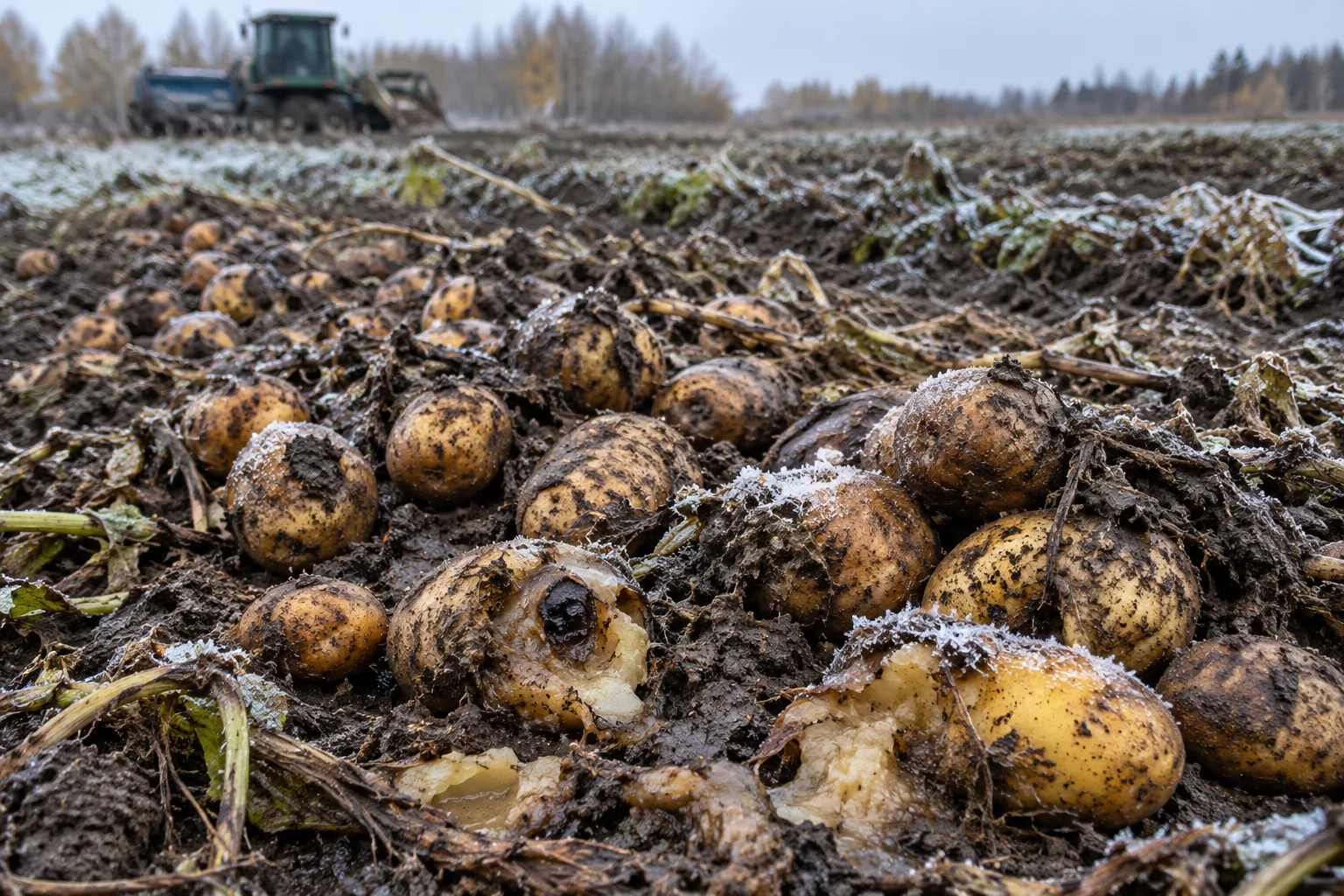 🥔 Сотни тонн картофеля могли погибнуть на полях «Пригородного» в Сыктывкаре