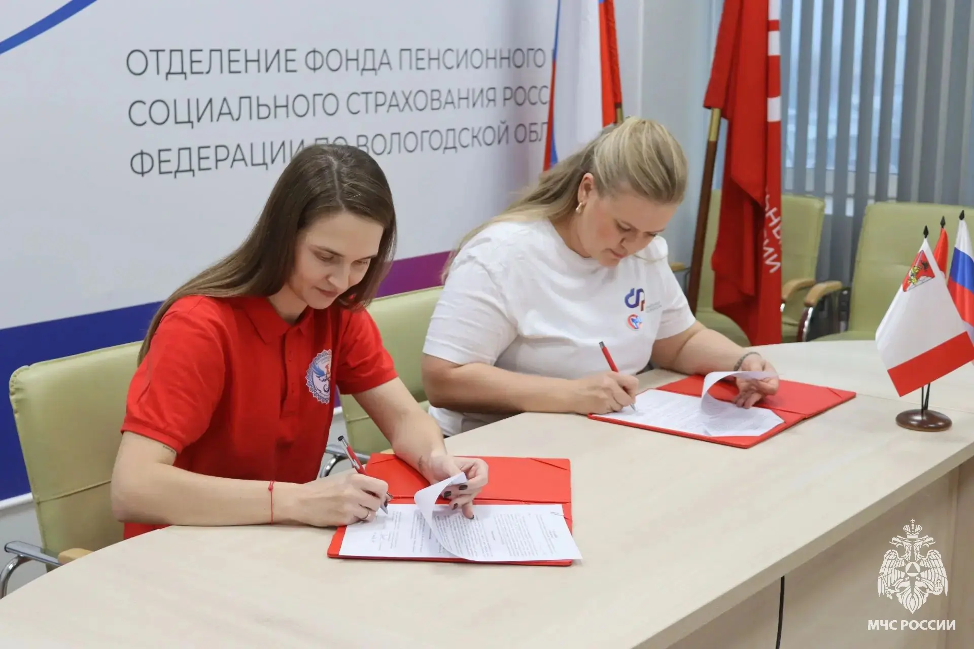 Молодёжный совет Главного управления заключил соглашение с Социальным фондом России