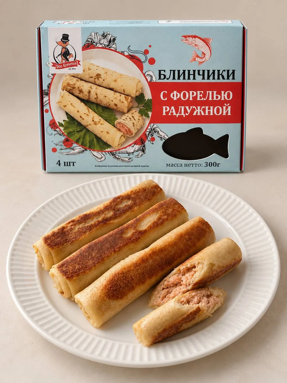🥞БЛИНЧИКИ С РАДУЖНОЙ ФОРЕЛЬЮ