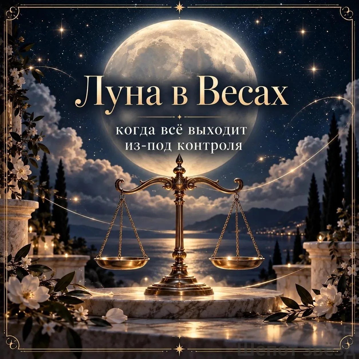 🌙 Луна в Весах: что вы делаете, когда всё выходит из-под контроля