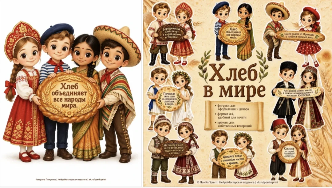🥖 Хлеб объединяет народы мира
